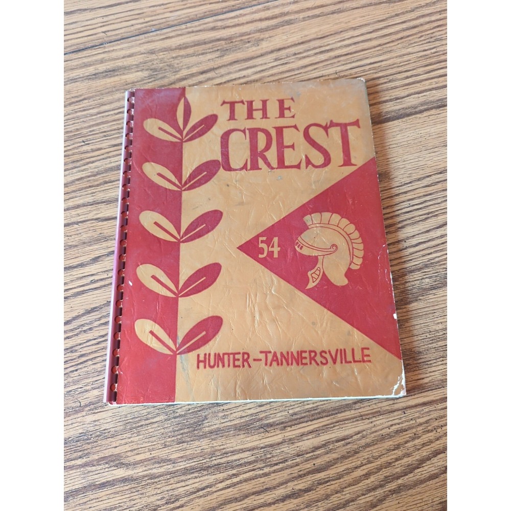 1954 The Crest Hunter-Tannersville New York Yearbook Vintage School Annual